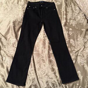 Black size 8 Gap Straight Leg Denim Jeans
